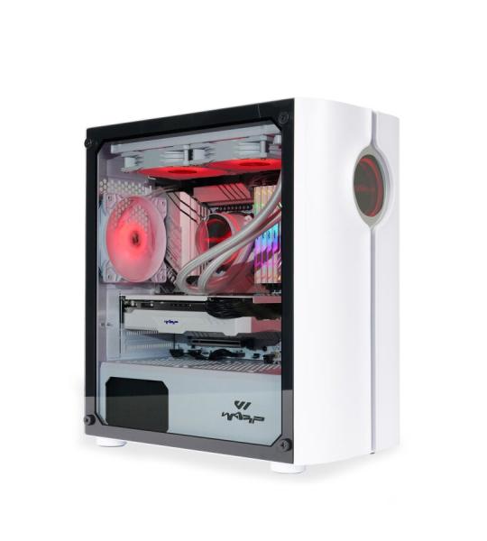 Warp Spectra i5 12400F RGB vloeistofkoeling 16GB RAM 512GB SSD 12GB NVIDIA RTX3060 witte gamingcomputer
